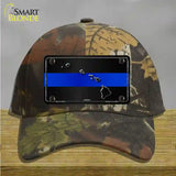 Hawaii Thin Blue Line Novelty License Plate Hat Cotton / Camoflauge