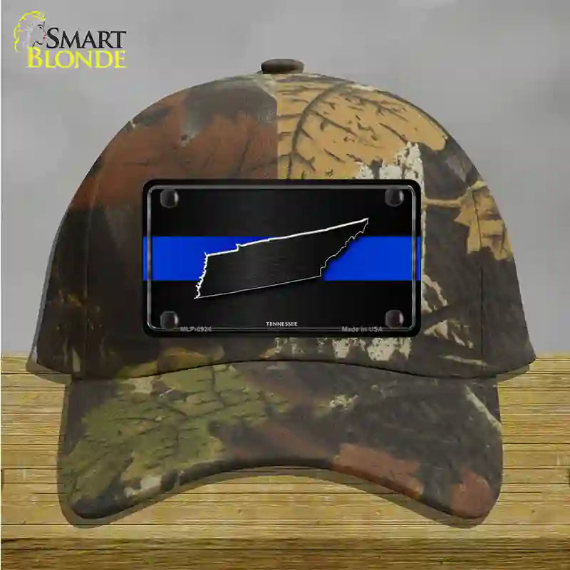 Tennessee Thin Blue Line Novelty License Plate Hat Cotton / Camoflauge