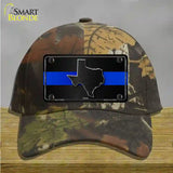 Texas Thin Blue Line Novelty License Plate Hat Cotton / Camoflauge