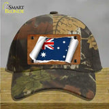 Australia Flag Scroll Novelty License Plate Hat Cotton / Camoflauge