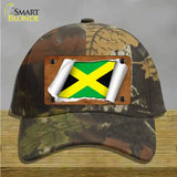 Jamaica Flag Scroll Novelty License Plate Hat Cotton / Camoflauge