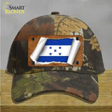 Honduras Flag Scroll Novelty License Plate Hat Cotton / Camoflauge