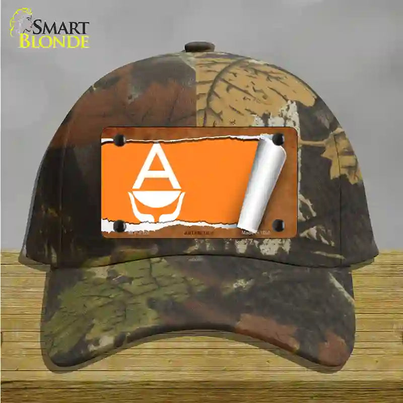 Antarctica Flag Scroll Novelty License Plate Hat Cotton / Camoflauge