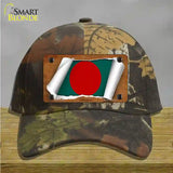 Bangladesh Flag Scroll Novelty License Plate Hat Cotton / Camoflauge