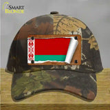 Belarus Flag Scroll Novelty License Plate Hat Cotton / Camoflauge