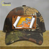 Bhutan Flag Scroll Novelty License Plate Hat Cotton / Camoflauge