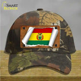 Bolivia Flag Scroll Novelty License Plate Hat Cotton / Camoflauge