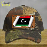 Libya Flag Scroll Novelty License Plate Hat Cotton / Camoflauge