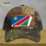 Namibia Flag Scroll Novelty License Plate Hat Cotton / Camoflauge