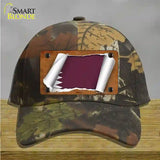 Qatar Flag Scroll Novelty License Plate Hat Cotton / Camoflauge