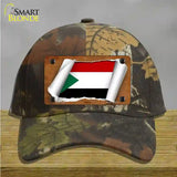 Sudan Flag Scroll Novelty License Plate Hat Cotton / Camoflauge