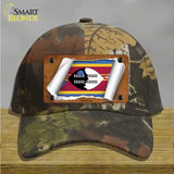 Swaziland Flag Scroll Novelty License Plate Hat Cotton / Camoflauge