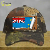 Tuvalu Flag Scroll Novelty License Plate Hat Cotton / Camoflauge