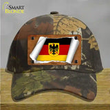 Germany Coat of Arms Flag Scroll Novelty License Plate Hat Cotton / Camoflauge