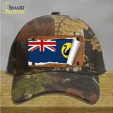 West Australia Flag Scroll Novelty License Plate Hat Cotton / Camoflauge