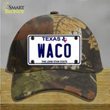 Waco Texas Novelty License Plate Hat Cotton / Camoflauge