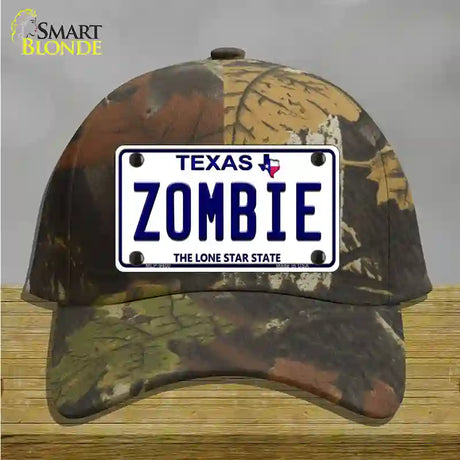 Zombie Texas Novelty License Plate Hat Cotton / Camoflauge