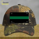 Thin Green Line Novelty License Plate Hat Cotton / Camoflauge