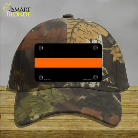 Thin Orange Line Novelty License Plate Hat Cotton / Camoflauge