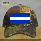 Thin White Line On Blue Novelty License Plate Hat Cotton / Camoflauge