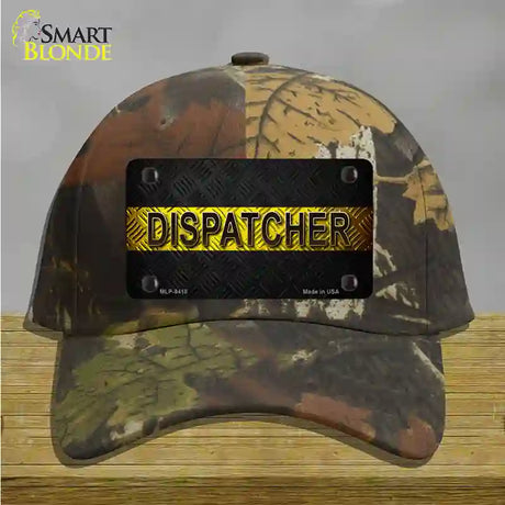 Dispatcher Novelty License Plate Hat Cotton / Camoflauge