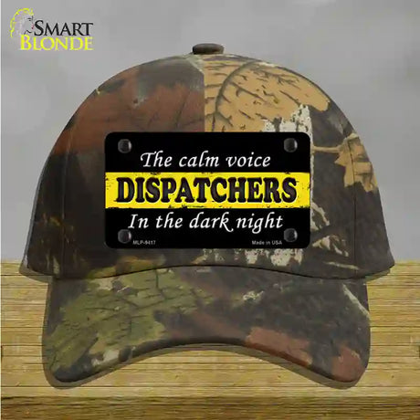 The Calm Voice Dispatchers Novelty License Plate Hat Cotton / Camoflauge