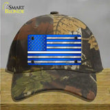 Blue American Flag Thin White Line Novelty License Plate Hat Cotton / Camoflauge