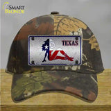 Texas Girl Diamond Novelty License Plate Hat Cotton / Camoflauge