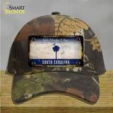 South Carolina I Breathe Rusty Blank Novelty License Plate Hat Cotton / Camoflauge