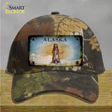 Alaska Bear Rusty Blank Novelty License Plate Hat Camo Cotton