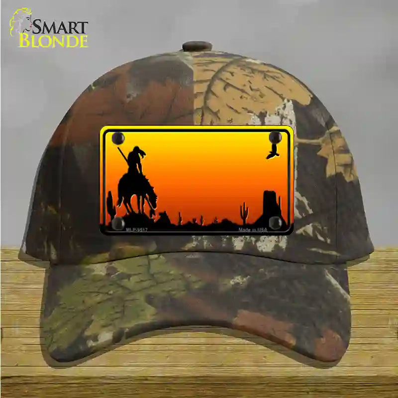 End Trail Blank Scenic Novelty License Plate Hat Cotton / Camoflauge