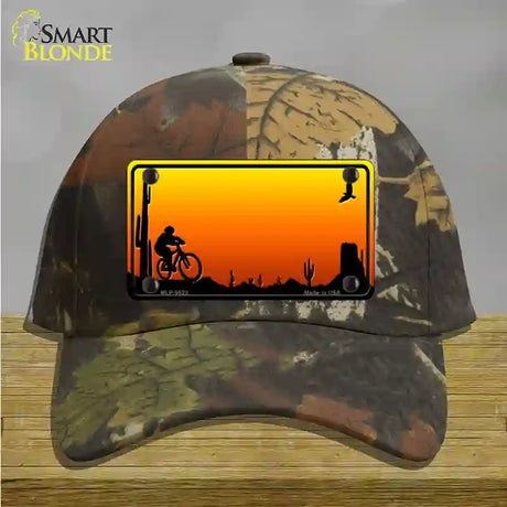 Biker Blank Scenic Novelty License Plate Hat Cotton / Camoflauge