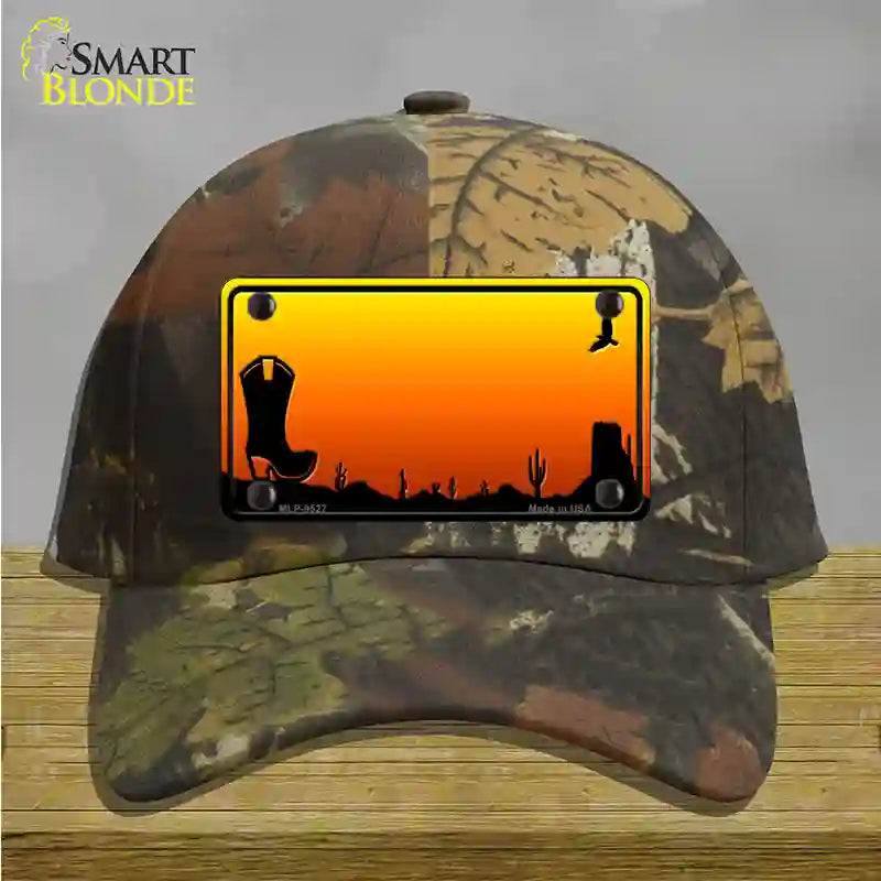 Boot Blank Scenic Novelty License Plate Hat Cotton / Camoflauge