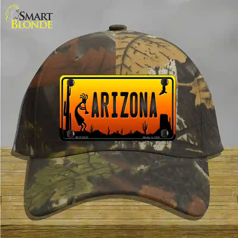 Kokopelli Arizona Scenic Novelty License Plate Hat Cotton / Camoflauge