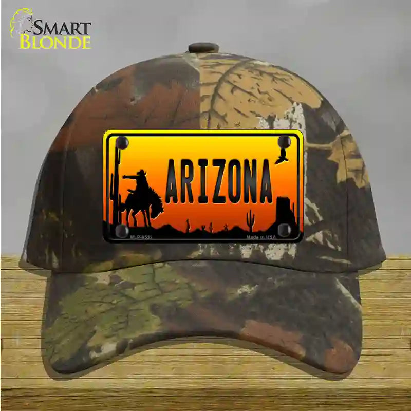 Rodeo Arizona Scenic Novelty License Plate Hat Cotton / Camoflauge