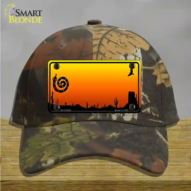 Snake Blank Scenic Novelty License Plate Hat Cotton / Camoflauge