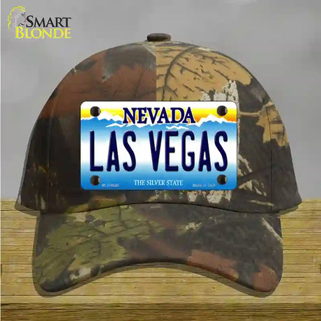 Las Vegas Nevada Novelty License Plate Hat Cotton / Camoflauge