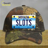 Slots Nevada Novelty License Plate Hat Cotton / Camoflauge