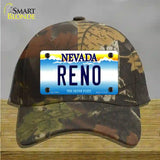 Reno Nevada Novelty License Plate Hat Cotton / Camoflauge