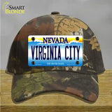 Virginia City Nevada Novelty License Plate Hat Cotton / Camoflauge