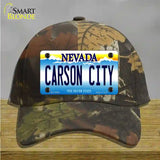 Carson City Nevada Novelty License Plate Hat Cotton / Camoflauge