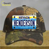 Henderson Nevada Novelty License Plate Hat Cotton / Camoflauge