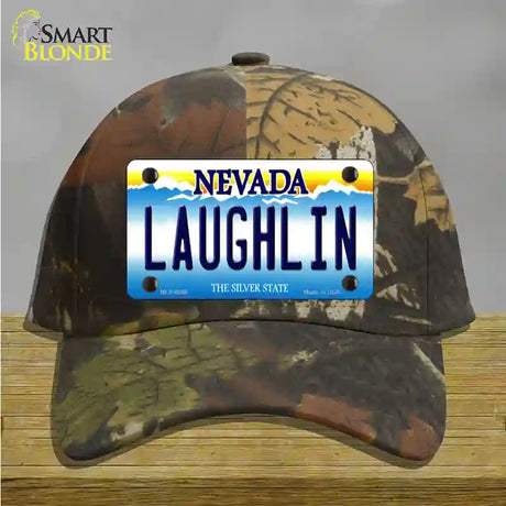 Laughlin Nevada Novelty License Plate Hat Cotton / Camoflauge