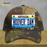 Hoover Dam Nevada Novelty License Plate Hat Cotton / Camoflauge