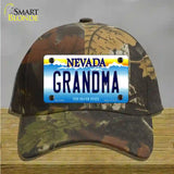 Grandma Nevada Novelty License Plate Hat Cotton / Camoflauge