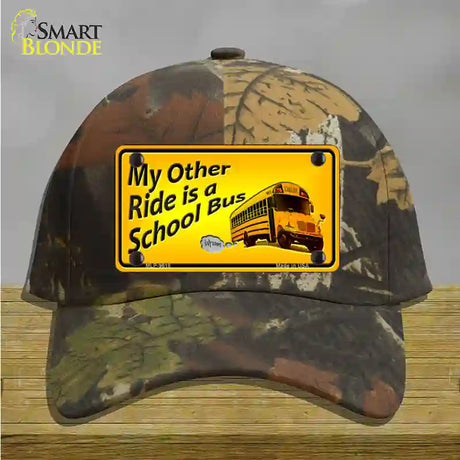 My Other Ride Novelty License Plate Hat Cotton / Camoflauge