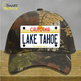 Lake Tahoe California Novelty License Plate Hat Cotton / Camoflauge