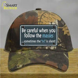 Be Careful Novelty License Plate Hat Cotton / Camoflauge