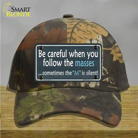 Be Careful Novelty License Plate Hat Cotton / Camoflauge