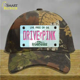 Drive Pink New Hampshire Novelty License Plate Hat Cotton / Camoflauge